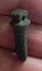 Picture of ANCIENT EGYPT. FAIENCE PAPYRUS SCEPTRE AMULET. 600 - 300 B.C