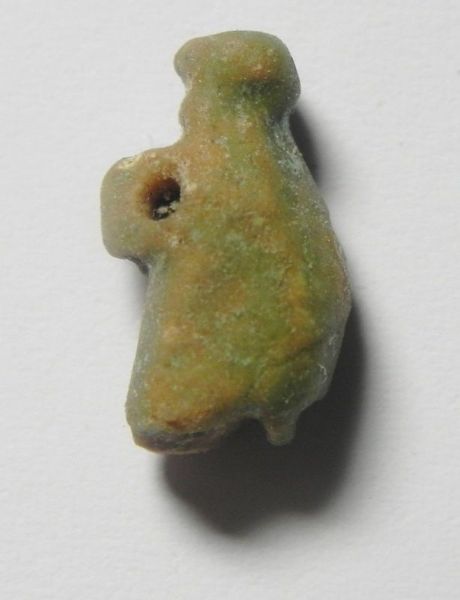 Picture of ANCIENT EGYPT , FAIENCE OSIRIS CROWN AMULET , 600 B.C