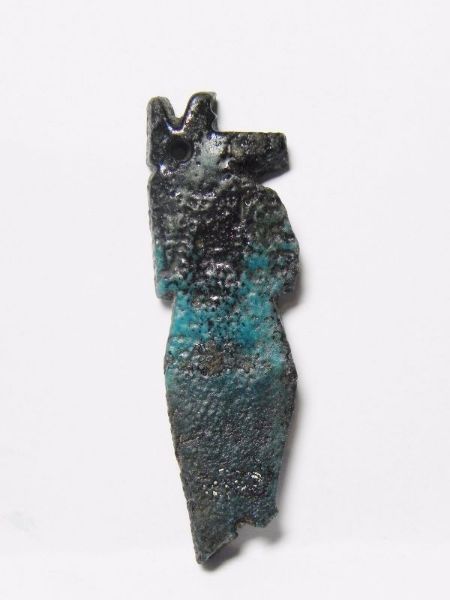 Picture of ANCIENT EGYPT , FAIENCE SON OF HORUS AMULET . 600 - 300 B.C