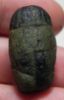 Picture of ANCIENT EGYPT, UNIQUE BABOON AMULET. 1292-1189 B.C. NEW KINGDOM. 19TH DYNASTY. GREEN WITH BLACK HIGHLIGHTS