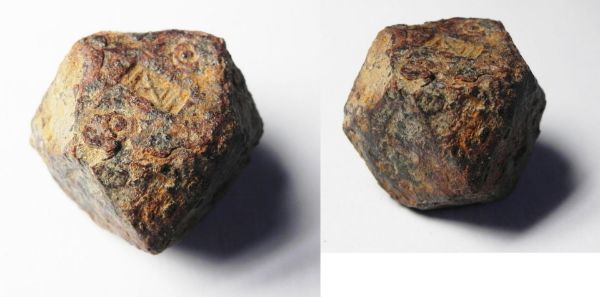 Picture of ISLAMIC. Period of the Umayyad Caliphate (AD 661-750). Iron polyhedral 20 dirham weight (54.96g).