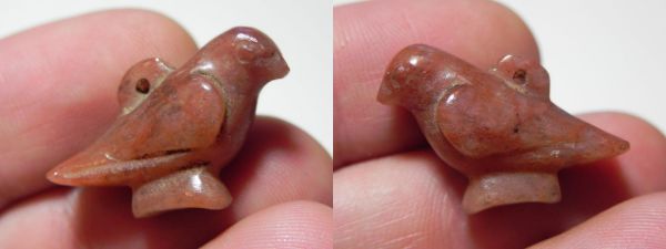 Picture of ANCIENT EGYPTIAN CARNELIAN FALCON AMULET. 1400 - 1200 B.C