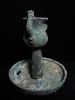 Picture of BEAUTIFUL ROMAN BRONZE OIL LAMP WITH PLATE, 100 - 200 A.D