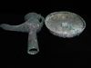 Picture of BEAUTIFUL ROMAN BRONZE OIL LAMP WITH PLATE, 100 - 200 A.D