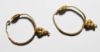 Picture of ANCIENT ROMAN PAIR OF GOLD EARRINGS. 100 - 200 A.D