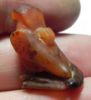 Picture of ANCIENT EGYPT.  CARNELIAN  HORUS AMULET. NEW KINGDOM   1550-1070 B.C!