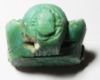 Picture of ANCIENT EGYPT, FAIENCE FRAGMENT OF A LARGE PATAIKOS AMULET. 600 B.C