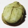 Picture of ANCIENT EGYPT , FAIENCE LARGE BUTTON SCARAB. 600 - 300 B.C