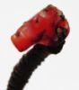 Picture of ANCIENT EGYPT, CARNELIAN RAM'S HEAD (KHNUM), ATTACHED TO THE ORIGINAL STRING. NEW KINGDOM. 19TH DYNASTY 1292 - 1189 B.C