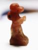 Picture of ANCIENT EGYPTIAN CARNELIAN VELVET MONKEY AMULET. 1400 - 1200 B.C  NEW KINGDOM