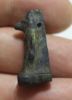 Picture of ANCIENT EGYPTIAN LAPIS LAZULI ANUBIS AMULET. 1400 - 1200 B.C.  NEW KINGDOM