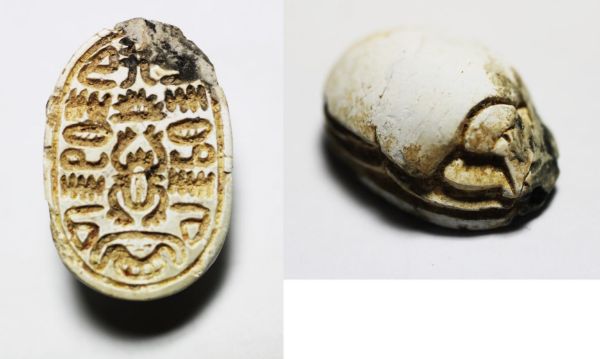 Picture of ANCIENT EGYPT - 2ND INTERMEDIATE PERIOD STEATITE SCARAB. 2000 B.C.