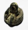 Picture of IRON AGE II. SOUTH LEVANT. 9TH - 8TH CENTURY B.C. STONE SCARAB IN BRONZE BEZEL RING . PSEUDO - CARTOUCHE. ANKH-SYMBOL