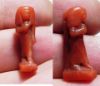 Picture of ANCIENT EGYPTIAN CARNELIAN AMULET OF A DEITY , NEW KINGDOM 1500 - 1100 B.C