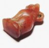 Picture of ANCIENT EGYPT, NEW KINGDOM CARNELIAN CAT AMULET. 1400 B.C