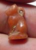 Picture of ANCIENT EGYPT, NEW KINGDOM CARNELIAN CAT AMULET. 1400 B.C