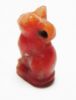 Picture of ANCIENT EGYPT, NEW KINGDOM CARNELIAN CAT AMULET. 1400 B.C