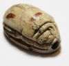 Picture of ANCIENT EGYPT, STONE SCARAB . NEW KINGDOM. 1300 B.C. DECORATED WITH A RAM'S HEAD ON THE BACK