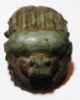 Picture of ANCIENT EGYPT, NEW KINGDOM. LARGE STONE BUTTON SCARAB WITH A CARTOUCHE 1400 - 1200 B.C