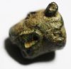 Picture of Bronze weight in the form of a lion head. Possibly Egypto-style. Iron Age II-III, late 7th-5th cent. BC.