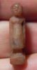 Picture of ANCIENT EGYPT, NEW KINGDOM AMATHYST AMULET OF A MAN.  1400 - 1200 B.C