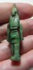 Picture of ANCIENT EGYPT. LION HEADED FAIENCE AMULET . 600 - 300 B.C