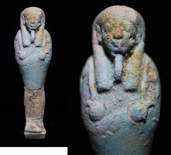 Picture of ANCIENT EGYPT - 100 % GUARANTEED AUTHENTIC - BEAUTIFUL USHABTI , 600 - 300 B.C.