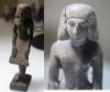 Picture of ANCIENT EGYPT. BEAUTIFUL WOOD FIGURE OF A MALE.  1075 - 716 B.C. 3RD INTERMEDIATE PERIOD.