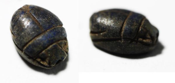 Picture of ANCIENT EGYPT. NEW KINGDOM. LAPIS LAZULI SCARAB. 1300 B.C