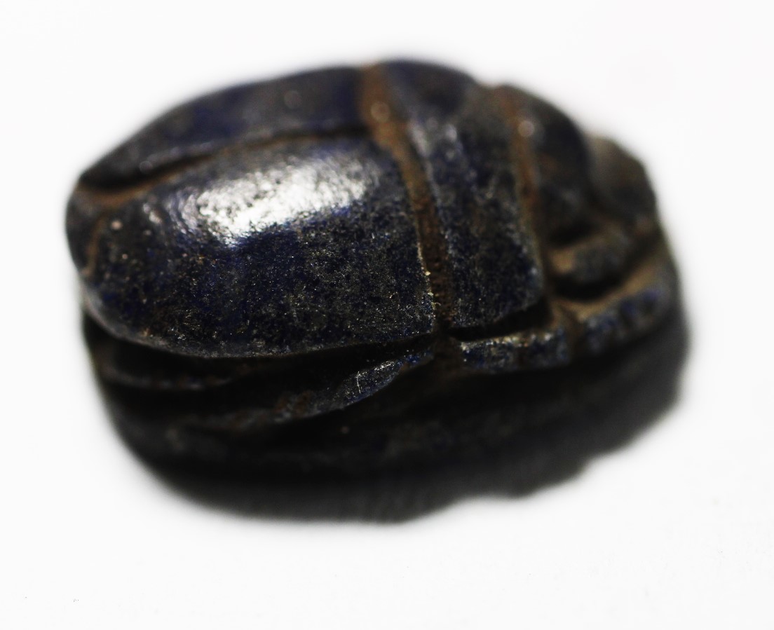 Acropolo. ANCIENT EGYPT. NEW KINGDOM. LAPIS LAZULI SCARAB. 1300 B.C