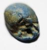 Picture of ANCIENT EGYPT. 2ND INTERMEDIATE EGYPTIAN BLUE SCARAB. 1782 - 1570 B.C