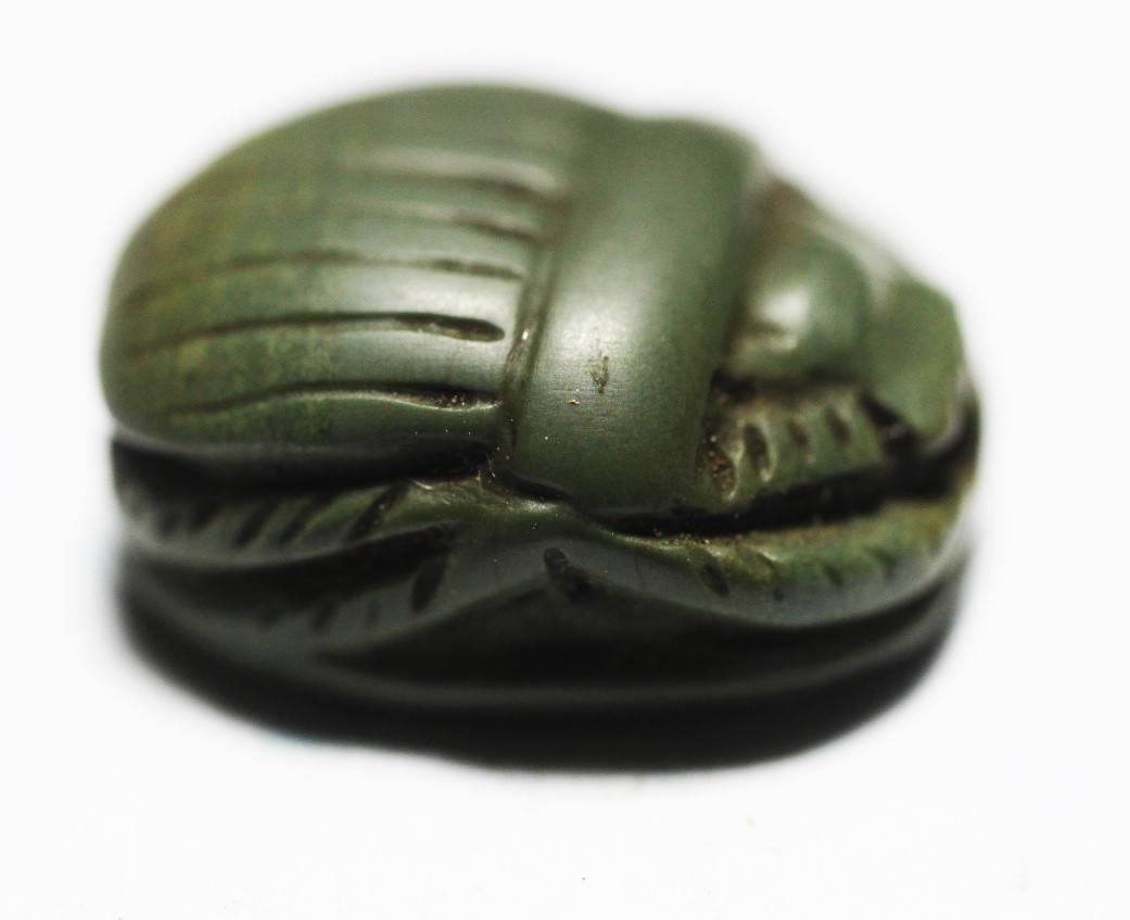 Acropolo. ANCIENT EGYPT. NEW KINGDOM STONE SCARAB. 1400 - 1300 B.C