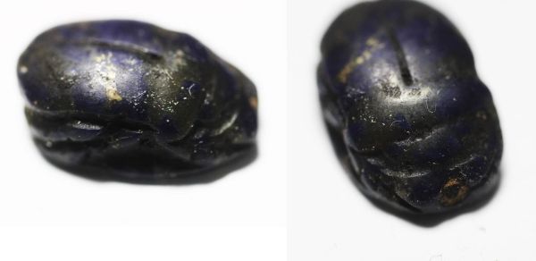 Picture of ANCIENT EGYPT. NEW KINGDOM. LAPIS LAZULI SCARAB. 1400 B.C