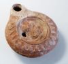 Picture of BEAUTIFUL  ROMAN TERRACOTTA OIL LAMP, 100 - 200 A.D. WITH PAN