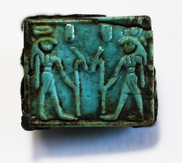 Picture of ANCIENT EGYPT. STONE SEAL AMULET. NEW KINGDOM. 1400 - 1200 B.C