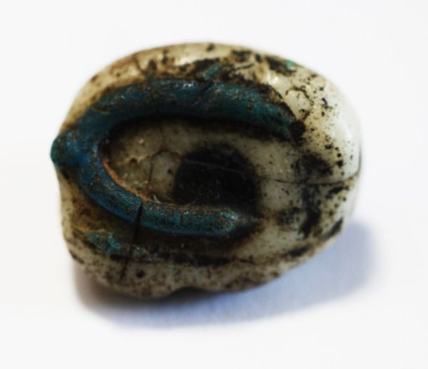 Picture of ANCIENT EGYPT. PTOLEMAIC PERIOD. GLASS EYE OF HORUS. 300 - 100 B.C