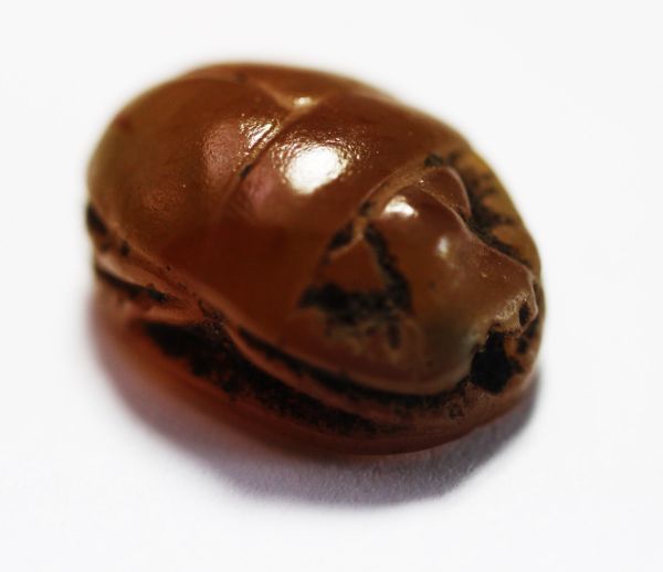 Picture of ANCIENT EGYPT. NEW KINGDOM STONE SCARAB 1400 - 1200 B.C