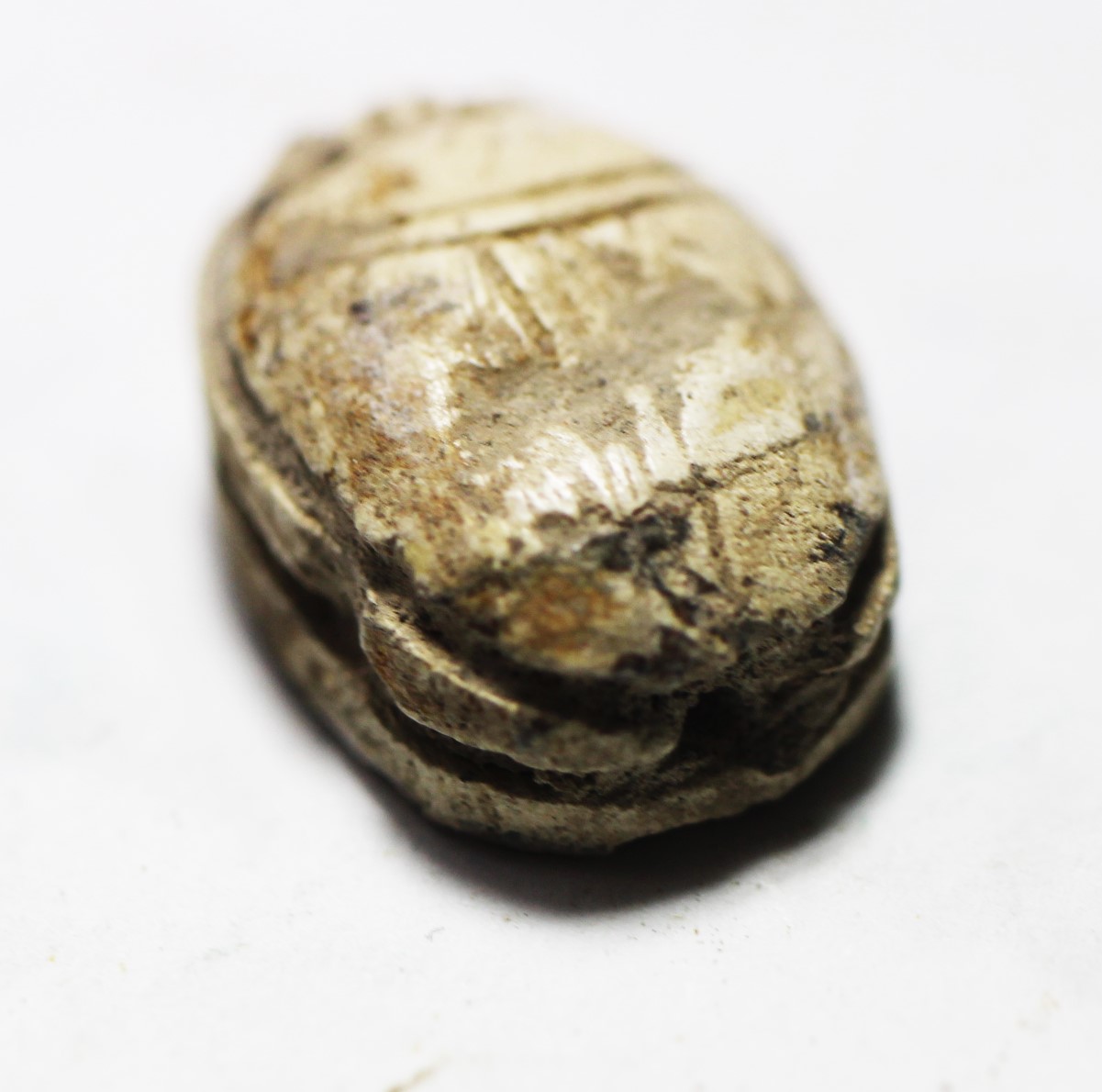 Acropolo. Ancient Egypt. New Kingdom stone Scarab. 1400 - 1200 B.C