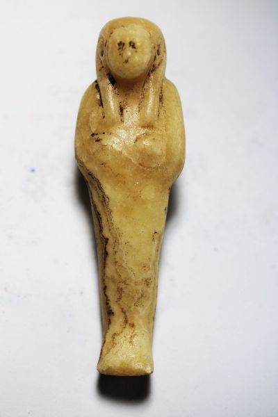 Picture of ANCIENT EGYPT, NEW KINGDOM. ALABASTER USHABTI. 1292 - 1069 B.C . 19TH - 20TH DYNASTY