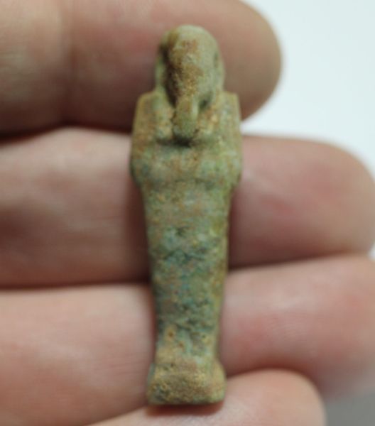 Picture of ANCIENT EGYPT. 26TH DYNASTY. FAIENCE USHABTI. 600 - 300 B.C