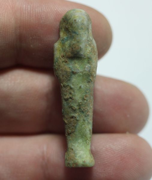 Picture of ANCIENT EGYPT. 26TH DYNASTY. FAIENCE USHABTI. 600 - 300 B.C