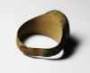 Picture of ANCIENT IRON AGE BRONZE RING, WITH HEBREW INSCRIPTION? 600 B.C