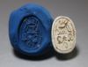 Picture of ANCIENT EGYPT. 2nd INTERMEDIATE PERIOD. STONE SCARAB. 1700 - 1550 B.C