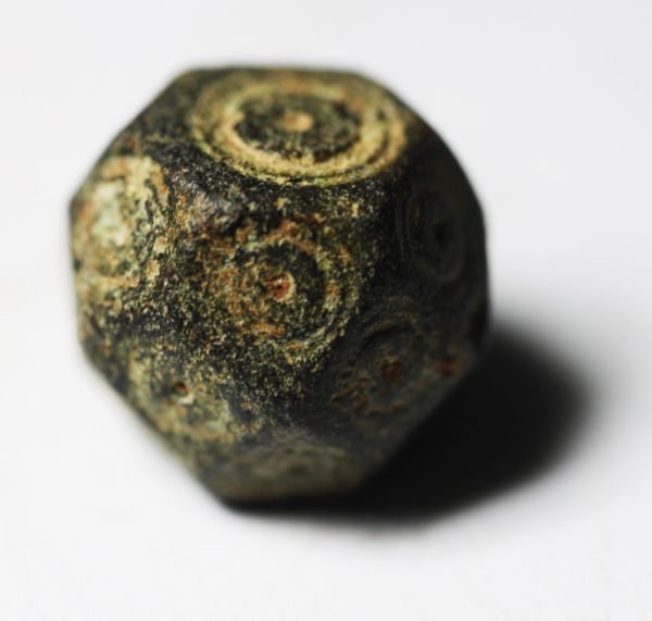 Picture of ANCIENT ISLAMIC BRONZE WEIGHT. 1/2 UNCIA, CHOICE QUALITY. 