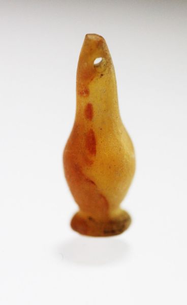 Picture of  ANCIENT EGYPT . CARNELIAN POPPY SEED AMULET. 1200 B.C