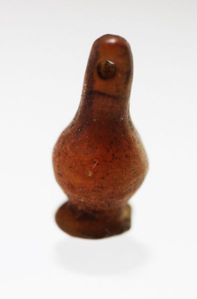 Picture of ANCIENT EGYPT . CARNELIAN POPPY SEED AMULET. 1200 B.C