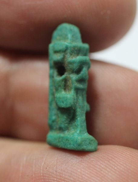 Picture of ANCIENT EGYPT-  FAIENCE THOTH AMULET. 600 - 300 B.C