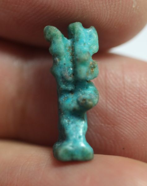 Picture of ANCIENT EGYPT. FAIENCE AMULET OF MEN. 600 - 300 B.C