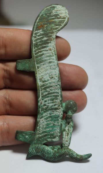 Picture of ANCIENT EGYPT. BRONZE FEATHER FROM ATEF CROWN. 600- 300 B.C
