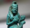 Picture of  ANCIENT EGYPT. LARGE ISIS NURSING HORUS AMULET .  600 - 300 B.C